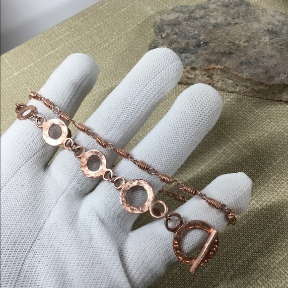 Copper Necklace, Pleiades constellation chain - Picture 8 of 8